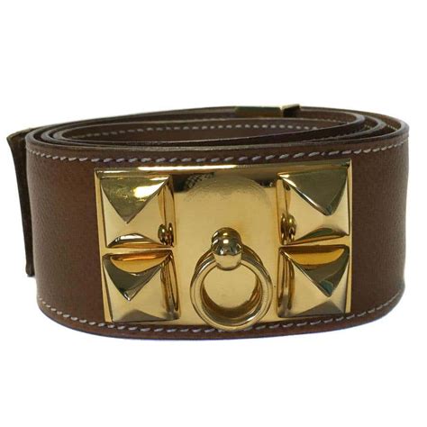 hermes chien de collier belt|Hermes belt size 90.